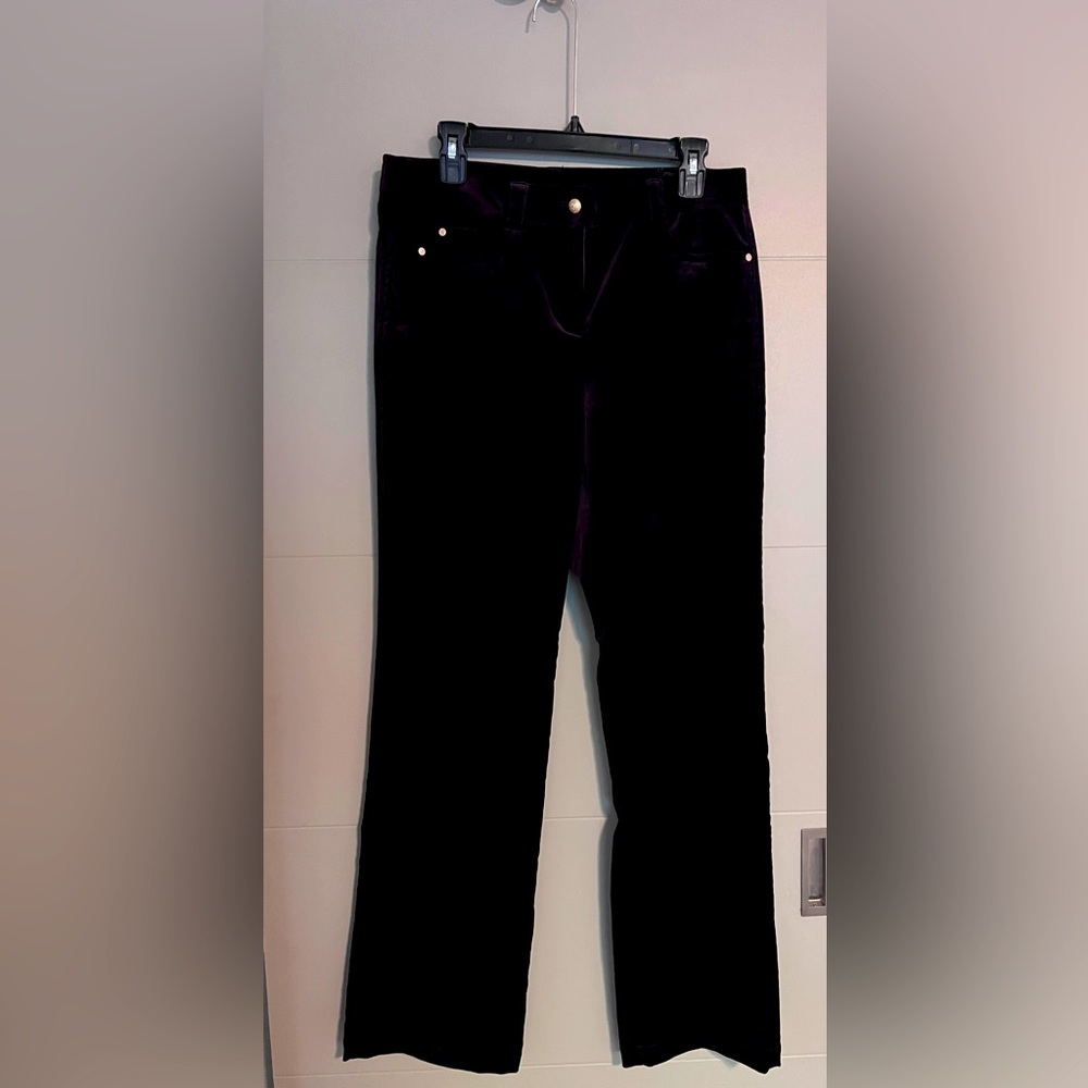 Velvety brown pants